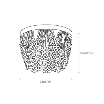 Nash Layered Ceiling Light – detail 3 — Dimension drawings 1