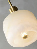 Load image into Gallery viewer, Natural Square Alabaster Chandelier