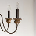 Load image into Gallery viewer, Neddy Wood Chandelier