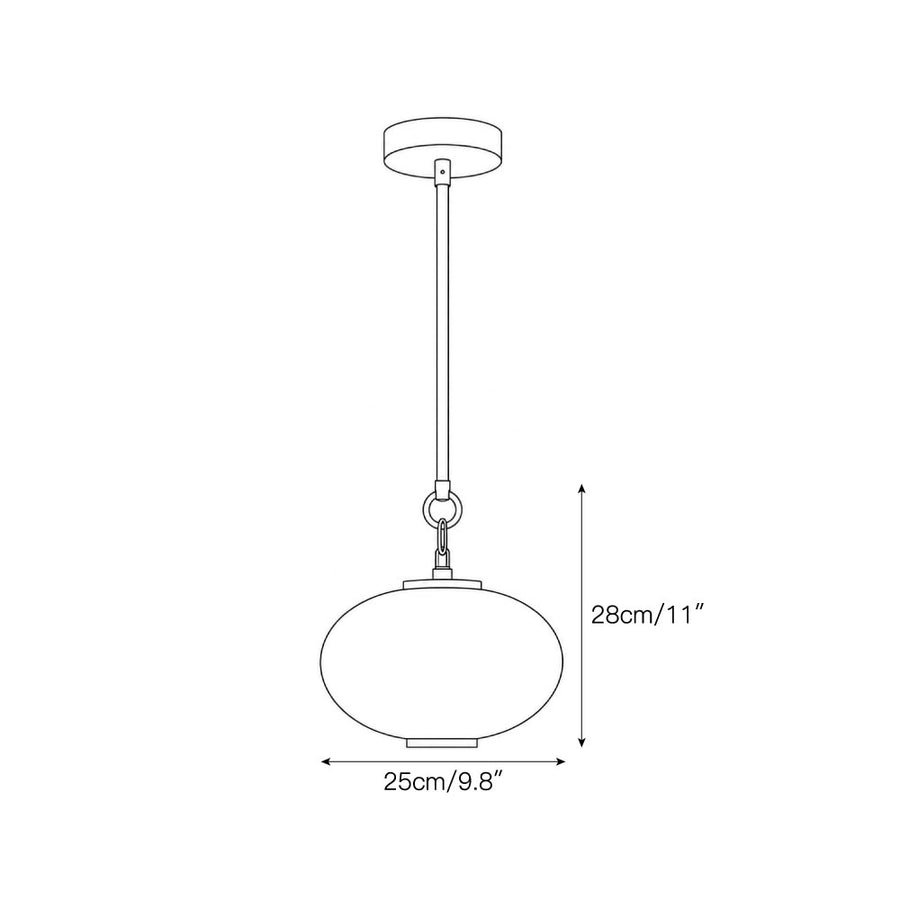Nephele Alabaster Pendant Lamp – detail 3 — Dimension drawings 1