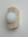 Load image into Gallery viewer, Neptune Travertine Wall Lamp
