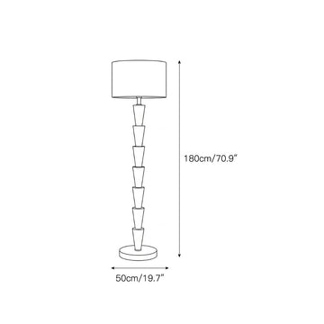 Nizwa Marble Floor Lamp – detail 3 — Dimension drawings 1
