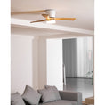 Load image into Gallery viewer, Nordic Wooden 42″ Ceiling Fan Light
