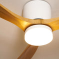 Load image into Gallery viewer, Nordic Wooden 42″ Ceiling Fan Light