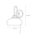 Load image into Gallery viewer, Nova Glass Plug-in Wall Lamp