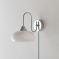 Load image into Gallery viewer, Nova Glass Plug-in Wall Lamp
