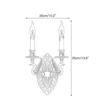 Odette Wall Sconce – detail 3 — Dimension drawings 1