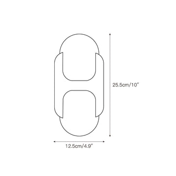 Odin Alabaster Wall Lamp – detail 3 — Dimension drawings 1