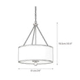Load image into Gallery viewer, Olive Leaf Drum Pendant Lamp
