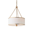 Load image into Gallery viewer, Olive Leaf Drum Pendant Lamp