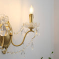Load image into Gallery viewer, Ondersley Crystal Wall Lamp