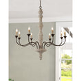 Load image into Gallery viewer, Ophelia 8-Light Candle Chandelier