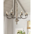Load image into Gallery viewer, Ophelia 8-Light Candle Chandelier