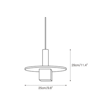 Oran Alabaster Pendant Lamp – detail 11 — Dimension drawings 2