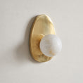 Load image into Gallery viewer, Orba Alabaster Wall Sconce
