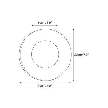 Orli Marble Alabaster Wall Sconce – detail 3 — Dimension drawings 1