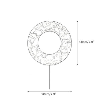 Orli Red Marble Plug-in Sconce – detail 3 — Dimension drawings 1