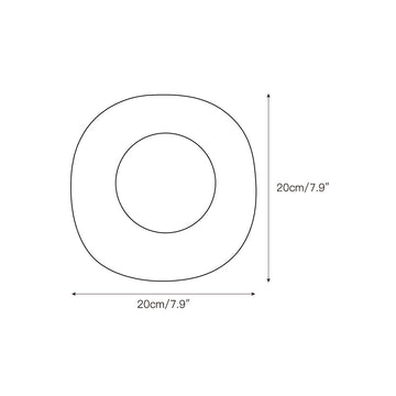 Orli Square Wall Lamp – detail 3 — Dimension drawings 1