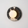 Load image into Gallery viewer, Orli Black Marble Sconce