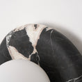 Load image into Gallery viewer, Orli Black Marble Sconce
