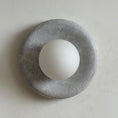 Load image into Gallery viewer, Orli Grey Marble Sconce