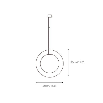 Oslo Alabaster Pendant Lamp – detail 3 — Dimension drawings 1