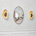 Load image into Gallery viewer, Oyster Hammered Onyx Sconce