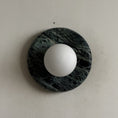Load image into Gallery viewer, Orli Dark Green Marble Sconce