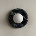 Load image into Gallery viewer, Orli Dark Green Marble Sconce