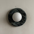 Load image into Gallery viewer, Orli Dark Green Marble Sconce