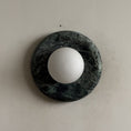 Load image into Gallery viewer, Orli Dark Green Marble Sconce