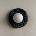 Load image into Gallery viewer, Orli Dark Green Marble Sconce
