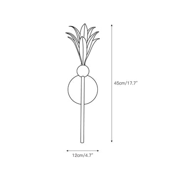Paloma Wall Lamp – detail 3 — Dimension drawings 1