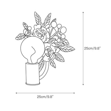 Paradiso Wall Lamp – detail 3 — Dimension drawings 1
