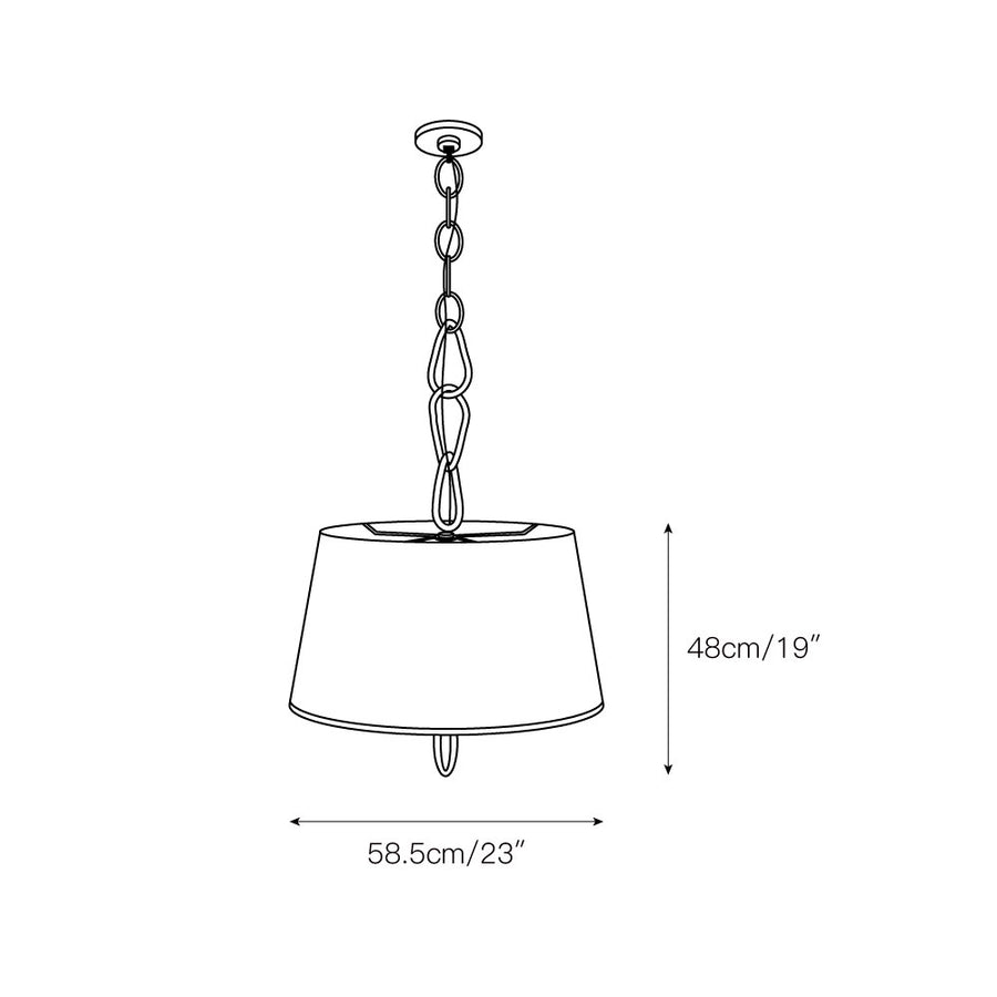 Parkman Pendant Lamp – detail 3 — Dimension drawings 1