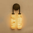 Load image into Gallery viewer, Payson Double Alabaster Wall Lamp