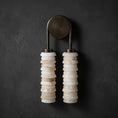 Load image into Gallery viewer, Payson Double Alabaster Wall Lamp