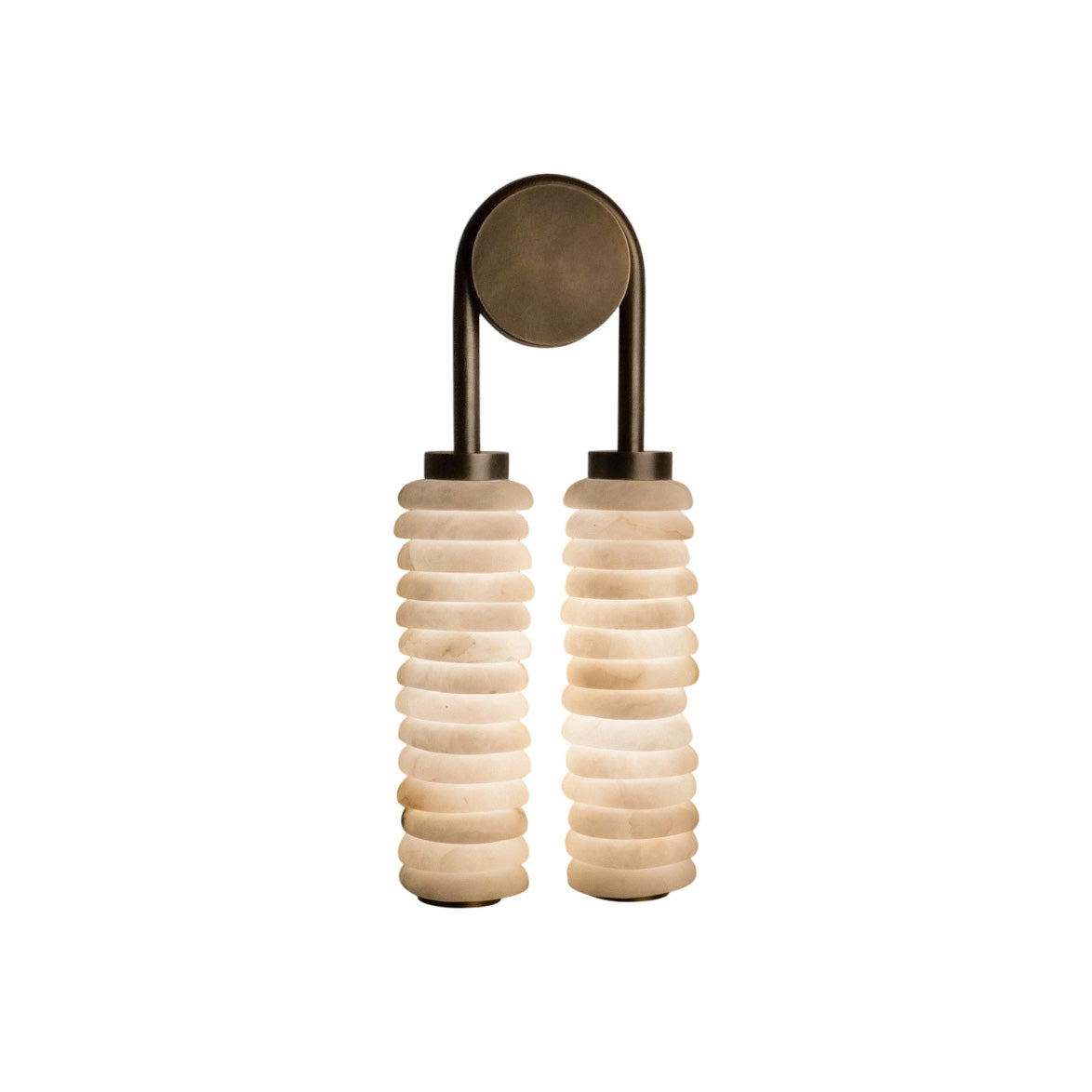 Payson Double Alabaster Wall Lamp – Radilum