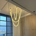 Load image into Gallery viewer, Pearl Necklace Chandelier