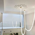 Load image into Gallery viewer, Pearl Necklace Chandelier