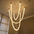 Load image into Gallery viewer, Pearl Necklace Chandelier