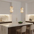 Load image into Gallery viewer, Pearl Alabaster Pendant Light