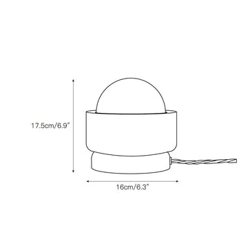 Pearla Table Lamp – detail 3 — Dimension drawings 1