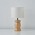 Load image into Gallery viewer, Pebble Wood Table Lamp
