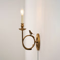 Load image into Gallery viewer, Perching Bird Plug-in Sconce