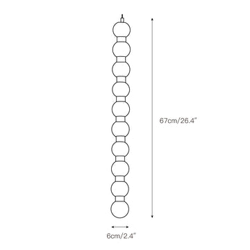 Perle Alabaster Pendant Lamp – detail 5 — Dimension drawings 3