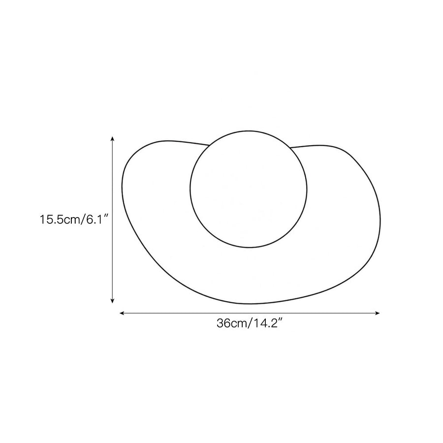 Petriva Marble Wall Sconce – detail 4 — Dimension drawings 2