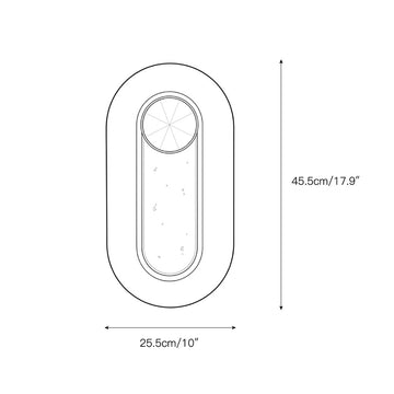Pfaffikon Travertine Wall Sconce – detail 3 — Dimension drawings 1