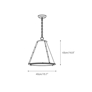 Pierrepont Pendant Light – detail 5 — Dimension drawings 3