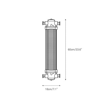 Pillar Offset Wall Lamp – detail 5 — Dimension drawings 2